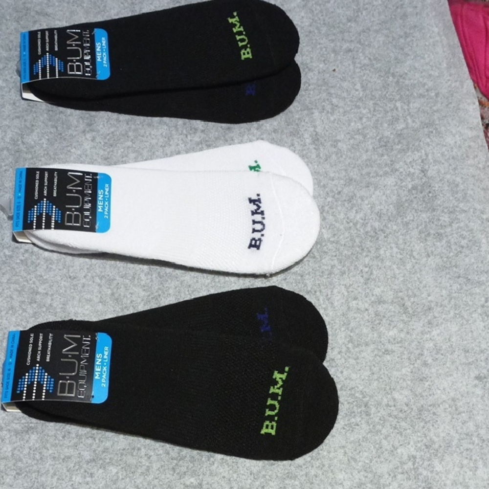 Equipment Men's Black and White Socks Trio - Picture 4 of 7